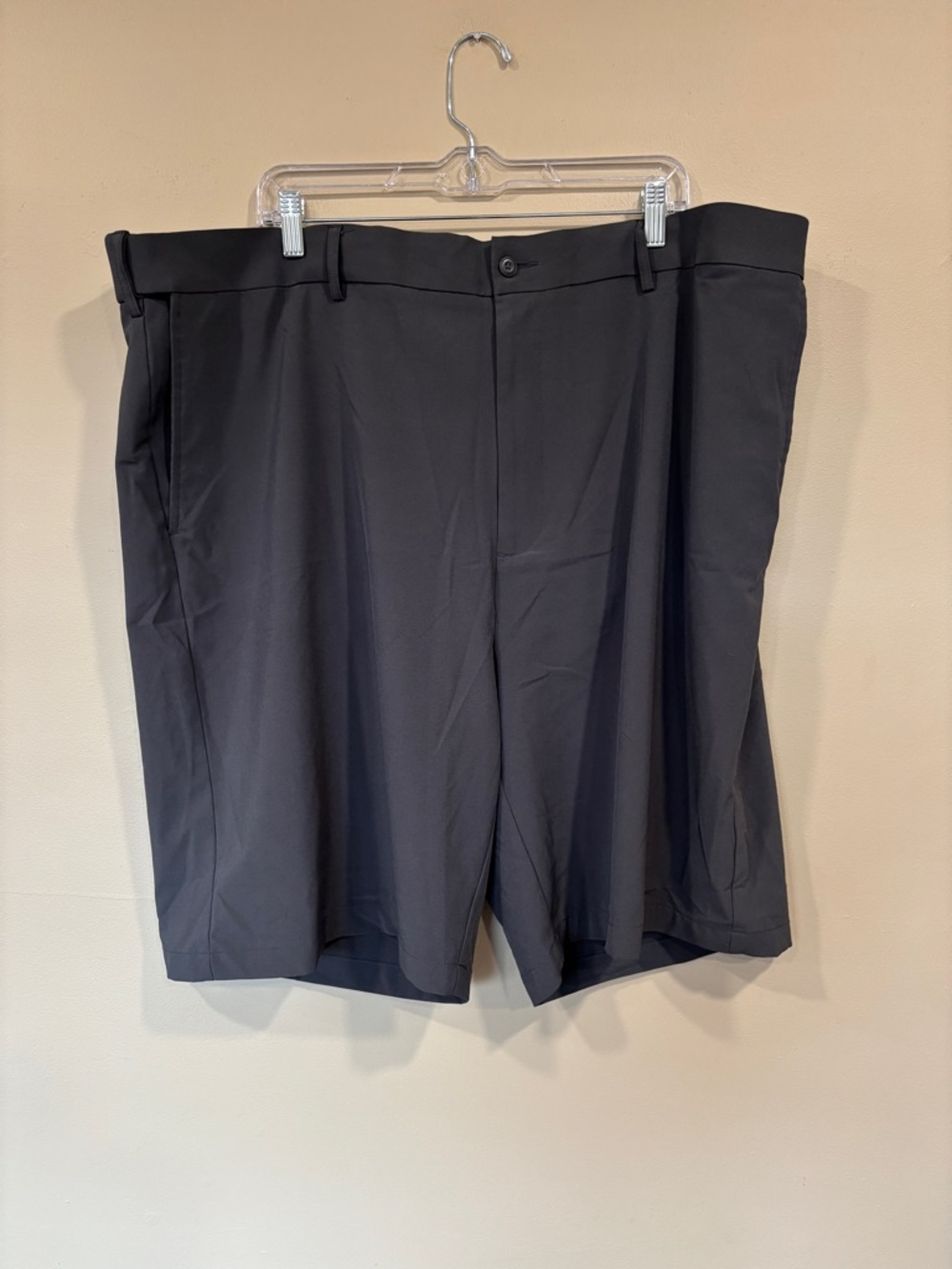 Grand Slam Performance Shorts Men’s Golf Flat Front Gray Size 46